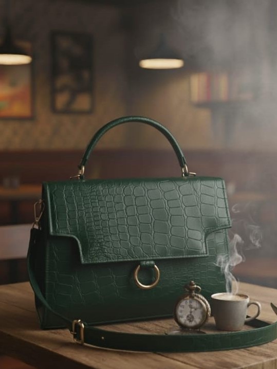 Croc Charm Mini Box Handbag