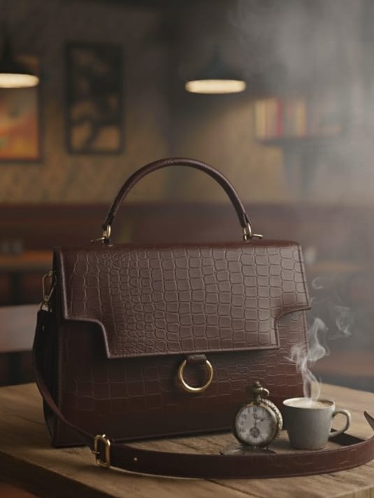 Croc Charm Mini Box Handbag