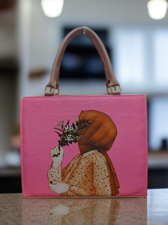 Hijab Girl Canvas Tote Bag – Premium Everyday Carry