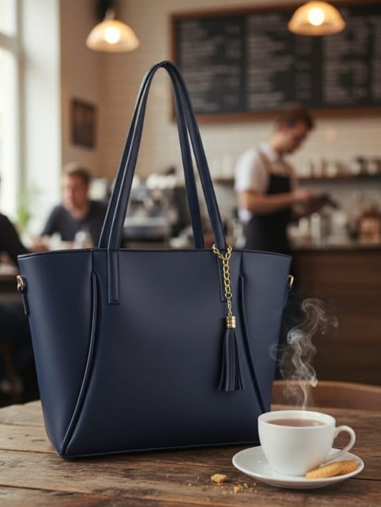 Premium Multi-Pocket 2-Piece Everyday Handbag Set