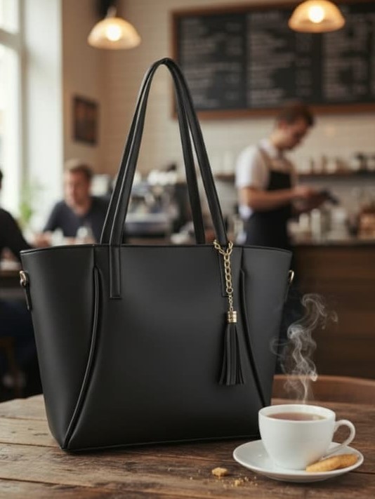 Premium Multi-Pocket 2-Piece Everyday Handbag Set