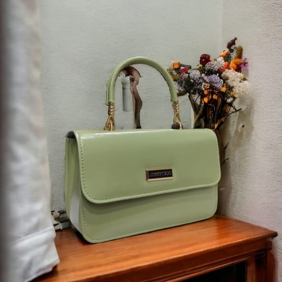 Structured Top-Handle Handbag with Detachable Shoulder Strap